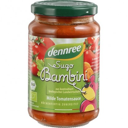 Sos de rosii pentru copii bio, Sugo Bambini 350g Dennree