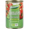 Rosii bucati in sos de rosii cu busuioc bio 400g Dennree