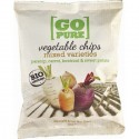 Chipsuri din legume bio cu sare de mare, fara gluten 90g GoPure