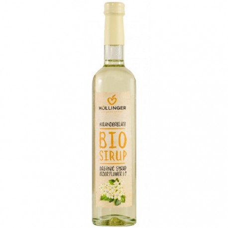 Sirop din flori de soc bio 500ml Hollinger