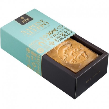 Sapun de alep cu 16% ulei de dafin 200g Isha Cosmetics