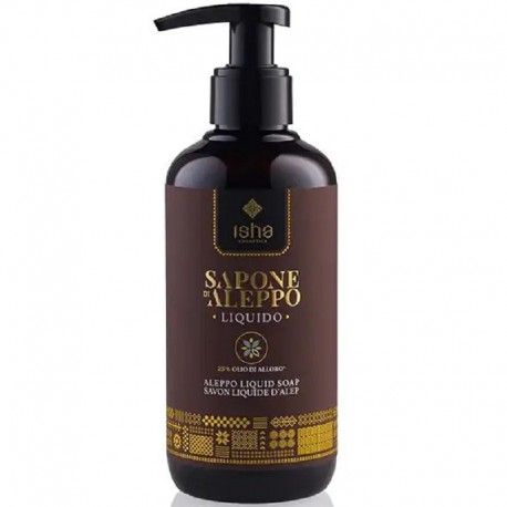 Sapun de alep lichid cu 25% ulei de dafin 500ml Isha Cosmetics
