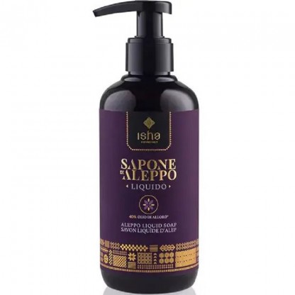 Sapun de alep lichid cu 40% ulei de dafin 250ml Isha Cosmetics