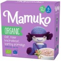 Porridge din 3 cereale integrale cu ovaz, hrisca si orz bio 200g Mamuko 6+ luni