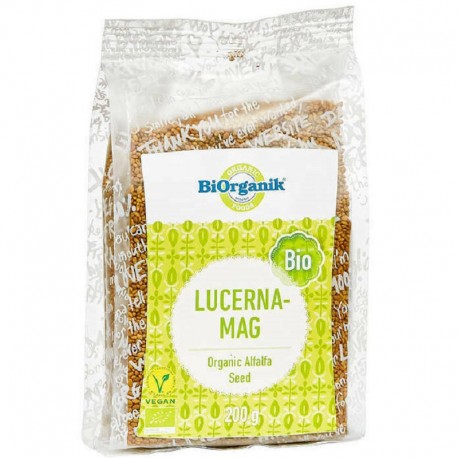 Lucerna (alfalfa) seminte pentru germinat bio 200g Biorganik
