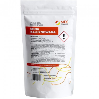 Soda calcinata (carbonat de sodiu) 1kg Mix Brands