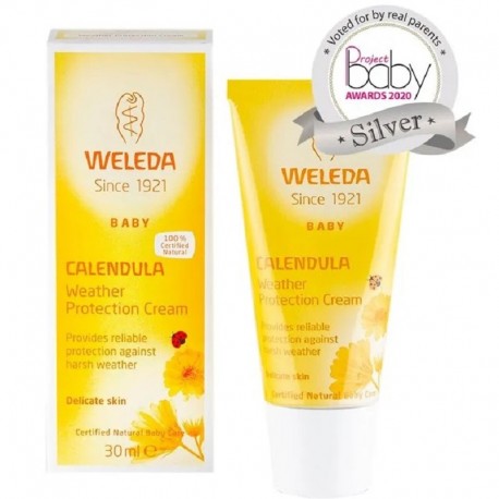 Crema de corp hidratanta cu galbenele 75ml Weleda Baby
