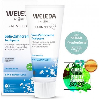 Pasta de dinti cu sare, fara fluor 75ml Weleda