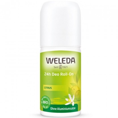 Deodorant roll-on cu citrice, natural, fara aluminiu 50ml Weleda