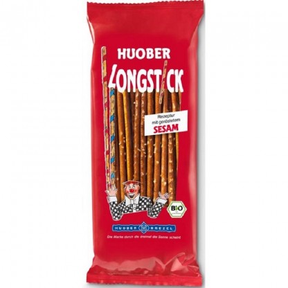 Sticks-uri lungi cu susan bio 150g Huober Brezel