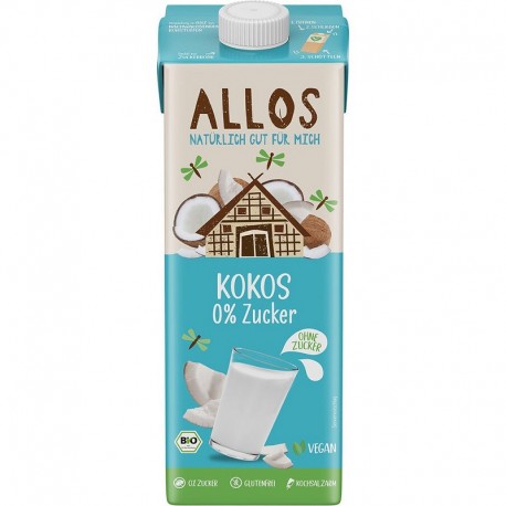 Bautura de cocos bio, fara gluten, fara zahar 1000 ml Allos
