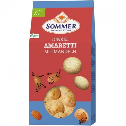 Biscuiti Amaretti din faina de spelta bio 125g Sommer-Co