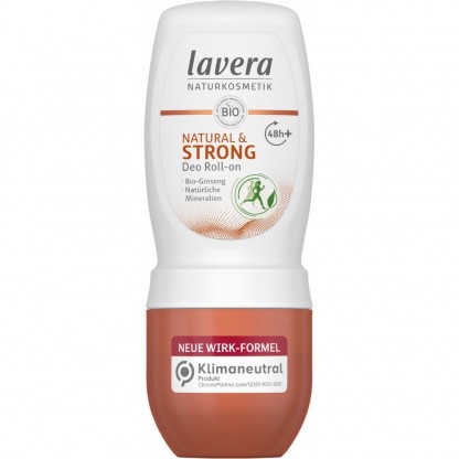 Deodorant roll-on Natural Strong cu Ginseng bio 50ml Lavera