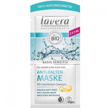 Masca antirid cu coenzima Q10, pentru toate tipurile de ten Basis Sensitiv 15ml Lavera