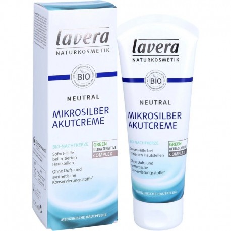 Akutcreme tratament intensiv cu particule de argint pentru pielea iritata si eczeme Neutral 75ml Lavera