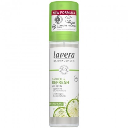 Deodorant Spray Bio Refresh cu lime 75ml Lavera
