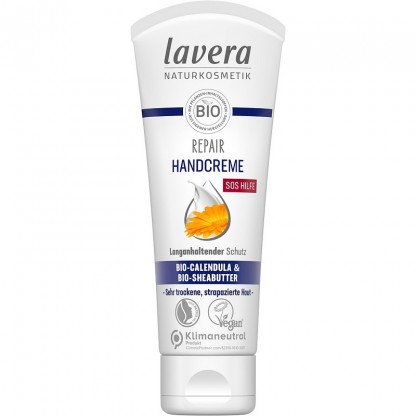 Crema reparatoare maini uscate si crapate, cu galbenele 75ml Lavera