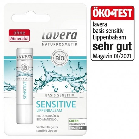 Balsam de buze cu unt de shea si jojoba bio Sensitiv 4,5g Lavera