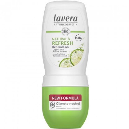 Deodorant roll-on cu lime Refresh bio 50ml Lavera