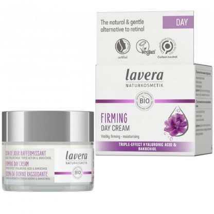Crema de zi antirid cu acid hialuronic si bakuchiol 50ml Lavera