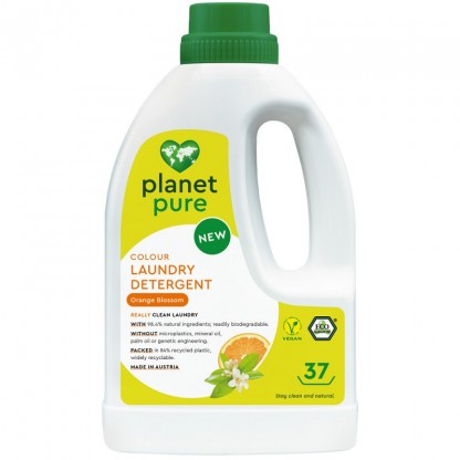 Detergent bio pentru rufe colorate cu flori de portocal 1.48 L Planet Pure