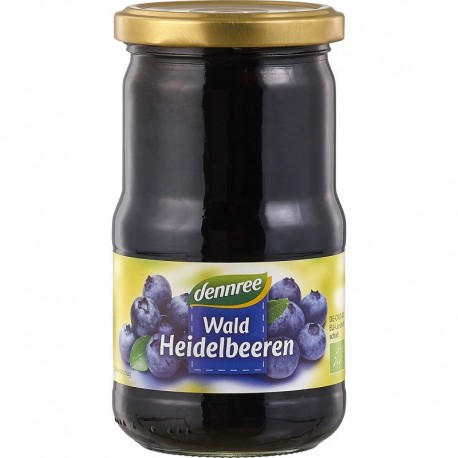 Afine de padure in sirop bio 350g Dennree