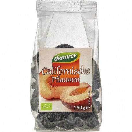 Prune California bio, fara samburi 250g Dennree