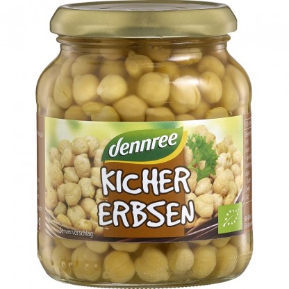 Naut bio boabe, la borcan 350g Dennree