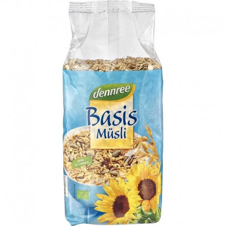 Musli de baza integral bio 750g Dennree