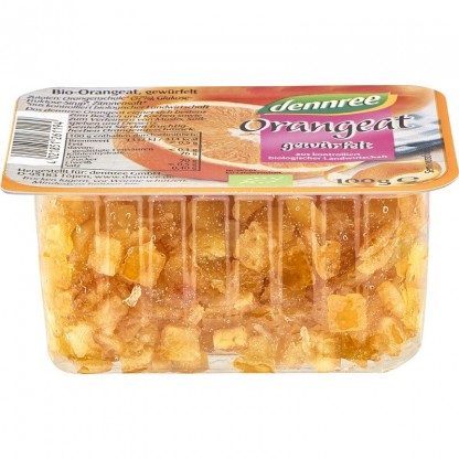 Coaja de portocala confiata bio 100g Dennree