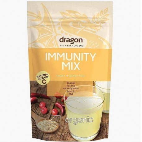 Immunity mix pudra bio vegan, fara gluten 150g Dragon Superfood