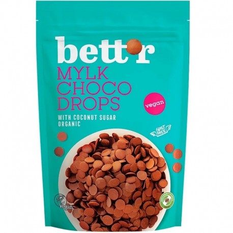 Choco drops Milk bio vegan 200g Bettr