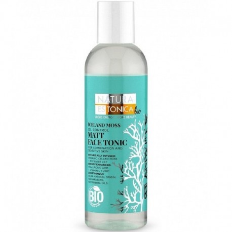 Lotiune tonica matifianta pentru ten mixt sau sensibil Iceland Moss 200ml Natura Estonica