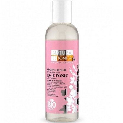 Lotiune tonica rejuvenanta pentru ten matur si sensibil Ginseng si Acai 200ml Natura Estonica