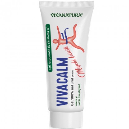 VivaCalm gel de masaj pentru muschi fericiti, natural 100ml VivaNatura