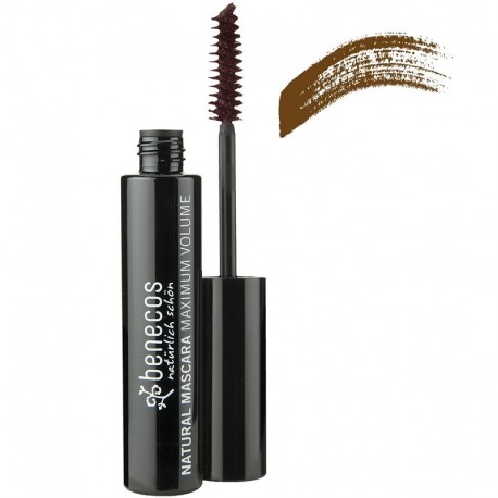 Rimel natural maro Maximum Volume Smooth Brown Mascara 6ml Benecos