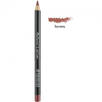 Creion bio contur buze Brown Natural Lipliner 1.13g Benecos