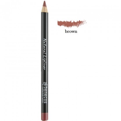 Creion contur buze Brown (Beige Rose) Natural Lipliner 1.13g Benecos