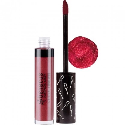 Gloss de buze rosu mat, Natural Lipgloss Kiss Me 5ml Benecos