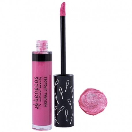 Gloss de buze roz intens mat Pink Blossom, natural 5ml Benecos