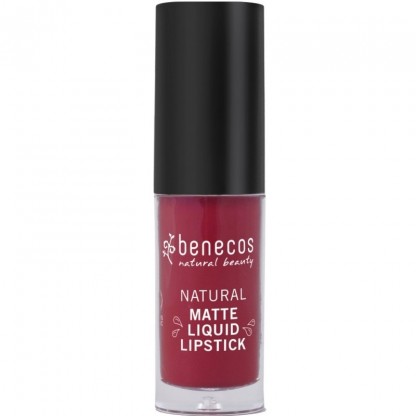 Ruj lichid mat Bloody Berry, bio vegan 5ml Benecos