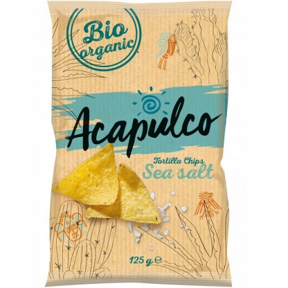 Tortilla chips natur bio 125g Acapulco