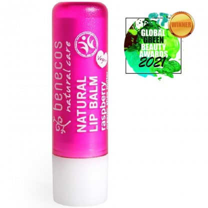 Balsam de buze cu unt de shea si zmeura 4.8g Benecos
