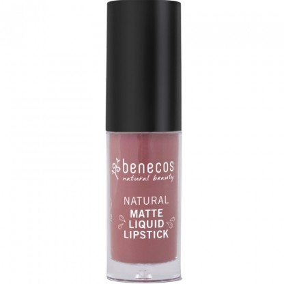 Ruj lichid mat Rosewood Romance, bio vegan 5ml Benecos