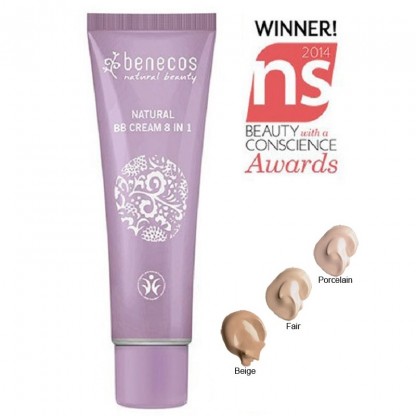 BB Cream bio pentru ten deschis, Porcelain 30ml Benecos