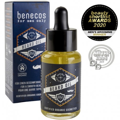 Ulei organic pentru barba 30ml Benecos 