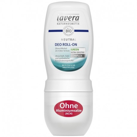 Deodorant roll-on pentru piele foarte sensibila, iritata Neutral 50ml Lavera