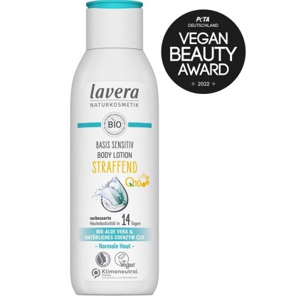 Lotiune de corp Sensitive cu aloe vera si Q10 250ml Lavera