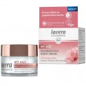 Crema de noapte pentru ten matur cu hibiscus si ceramide, bio vegan My Age 50ml Lavera