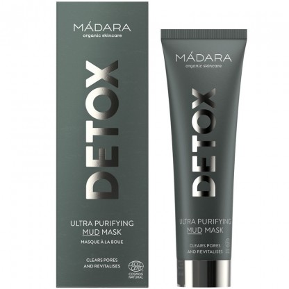 Detox Masca ultra purificatoare cu namol 60ml Madara Organic